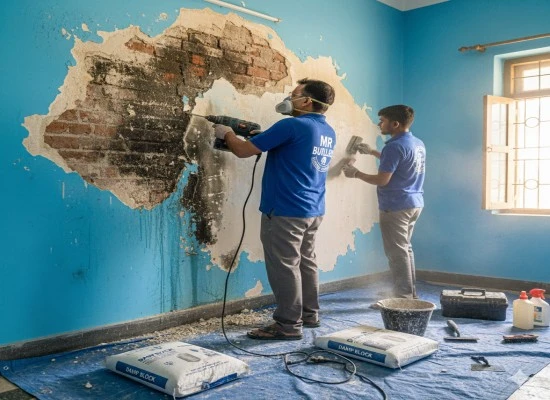 Professional Dampness Treatment Services in Chennai - Wall Waterproofing & Damp Proofing Experts