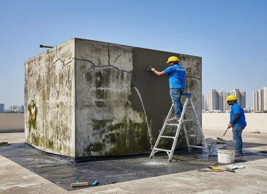 Water Tank Waterproofing Services in Chennai - Mr Buildex