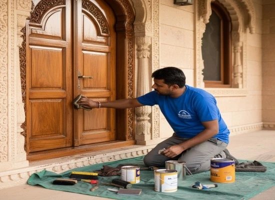 Wood Polishing Services in Chennai - Mr Buildex